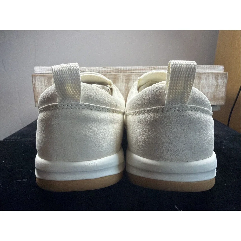 Lands' End Women's Cream Suede Slip On Sneakers/Shoes Sz 7.5 NWOB